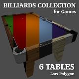 3D Model - Billiards Table Collection