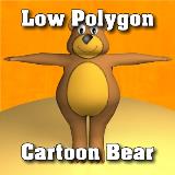 3D Model - Cartoon Bear Character