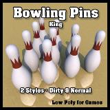3D Model - Bowling Pins King