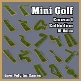3D Model - Mini Golf Course 1 Collection