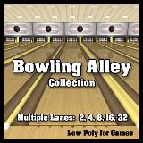 3D Model - Bowling Alley Collection