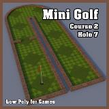 3D Model - Mini Golf Course 2 Hole 7