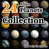 3D Model - 24 Alien Planets Collection