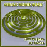 3D Model - Circle Hedge Maze
