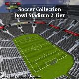3D Model - Soccer Collection Bowl Stadium 2 Tier