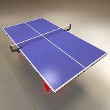 3D Model - Ping Pong Table Blue