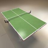 3D Model - Ping Pong Table Green