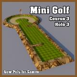 3D Model - Mini Golf Course 3 Hole 3