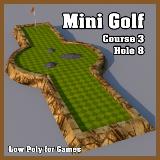 3D Model - Mini Golf Course 3 Hole 8