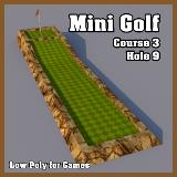 3D Model - Mini Golf Course 3 Hole 9
