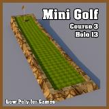 3D Model - Mini Golf Course 3 Hole 13