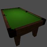 3D Model - Billiards Table Green