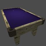 3D Model - Billiards Table Purple