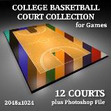3D Model - College Basketball Court