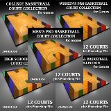 3D Model - Basketball Court Collection