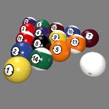 3D Model - Billiard Balls Professional